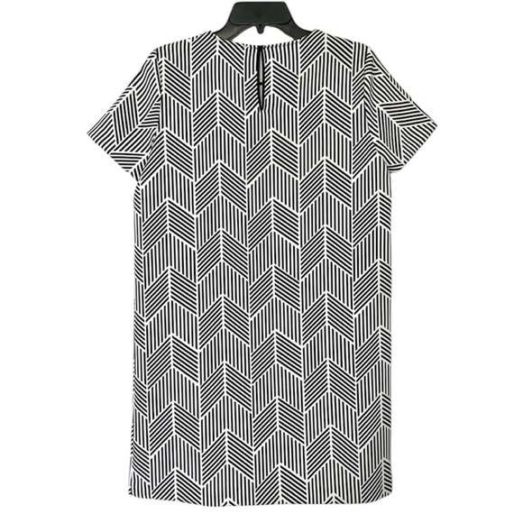ZARA Basic Shift Dress in Geometric Print Size M - Picture 2 of 3